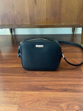 Kate Spade Newbury Lane Cammie Leather Box Camera Bag Crossbody Purse
